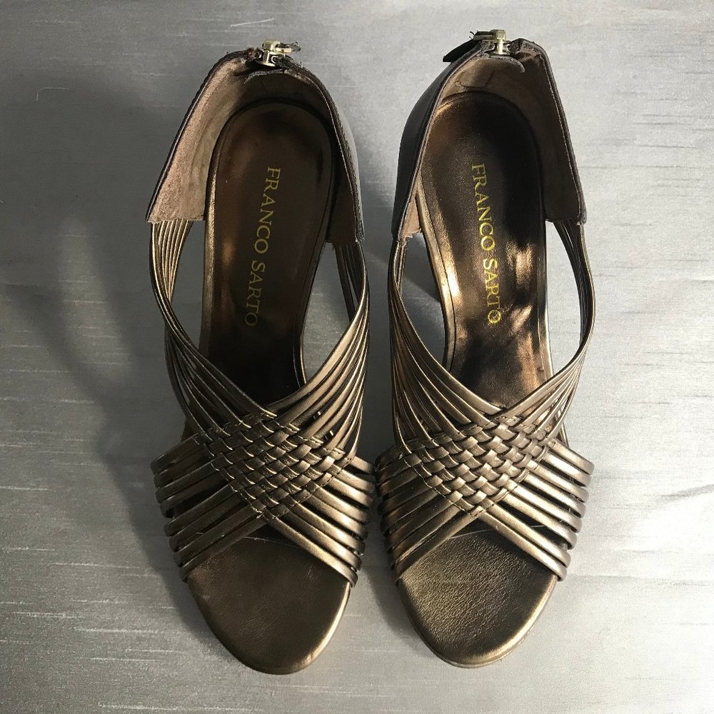 FRANCO SARTO STRAPPY HEELS